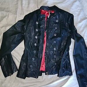 Free People faux leather jacket